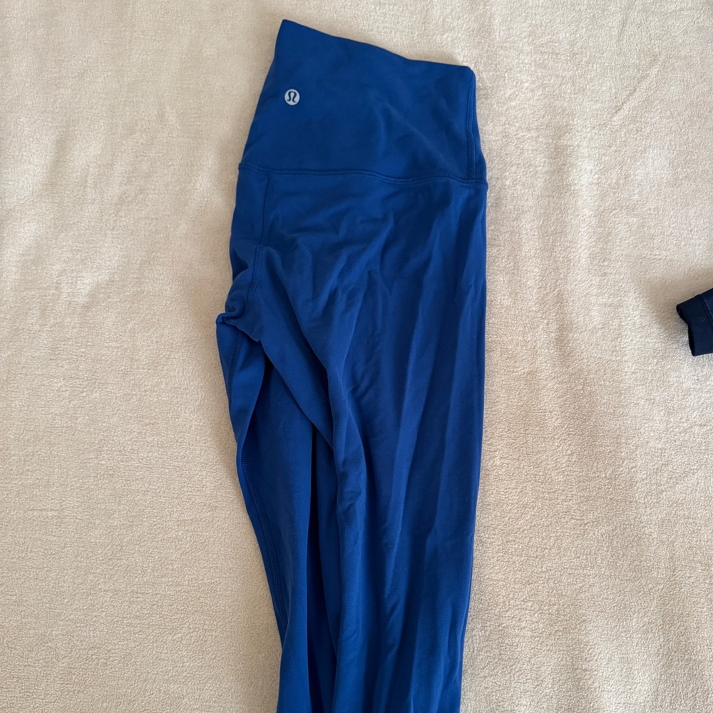 Blue lululemon leggings